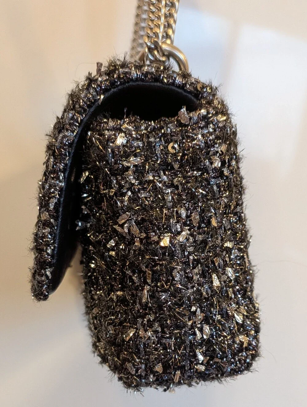 Tory Burch Kira Tweed Mini Flap Bag